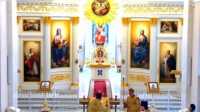 30.07.2022 18-00 Прямая трансляция в Храме Рождества Христова на Песках, Санкт-Петербург. смотреть онлайн