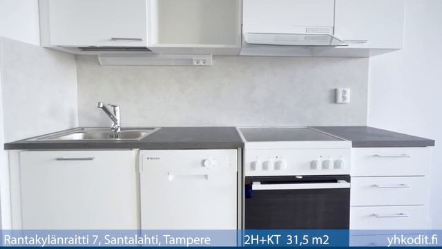 Tampereen Santalahti, 31,5 neliöinen (1H+KT) vuokra-asunto parvekkeella смотреть онлайн