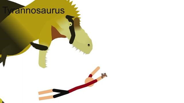 Dinosaurs vs Humans (Carnivores) | Stick Nodes смотреть онлайн
