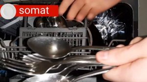 ТЕСТ ТАБЛЕТОК ДЛЯ ПОСУДОМОЕЧНОЙ МАШИНЫ "SOMAT all in 1"//лучшие СРЕДСТВА для ПОСУДОМОЙКИ.