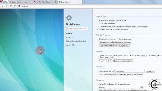 Flash Player Probleme - Adobe Flash Plugin deaktivieren im Opera Browser смотреть онлайн