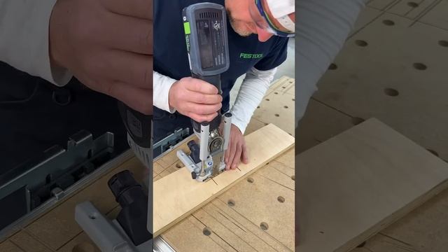 Making a mortising jig with the Festool system of tools #woodworking #tools #maker #woodwork смотреть онлайн