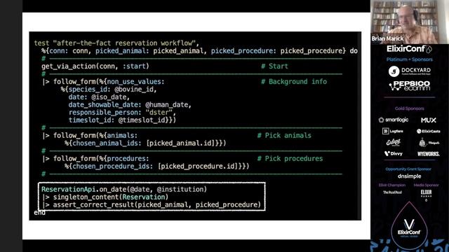 ElixirConf 2020 - Brian Marick - Tricks and tools for writing Elixir tests смотреть онлайн