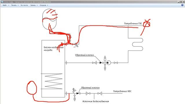Рециркуляция ГВС схема – лучшее решение! смотреть онлайн