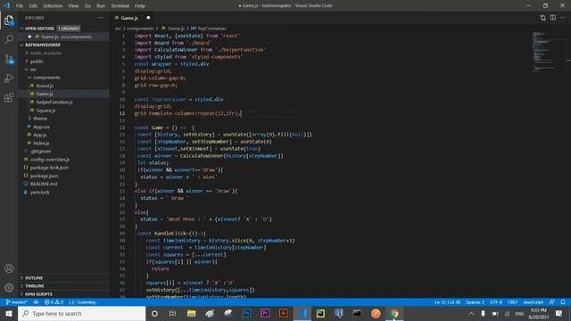 Tic Tac Toe Batman vs Joker Game React Hooks styled components React Rewired смотреть онлайн