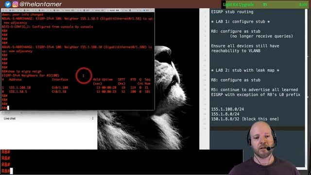 day 27 - EIGRP stub routing смотреть онлайн