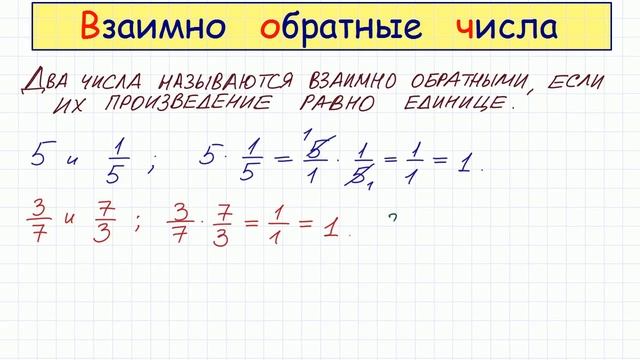 Обратные числа смотреть онлайн