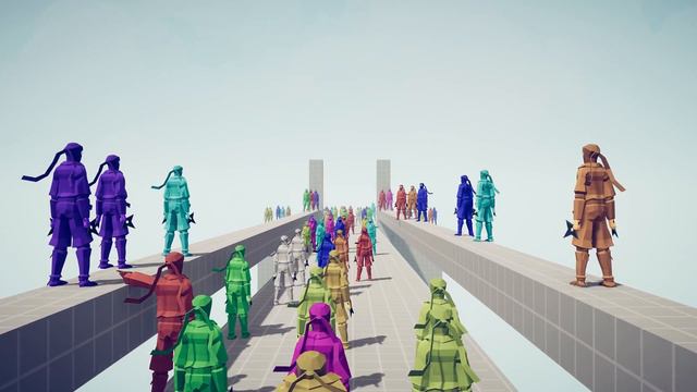 ALL RANGED UNITS BATTLE ROYALE - Totally Accurate Battle Simulator TABS