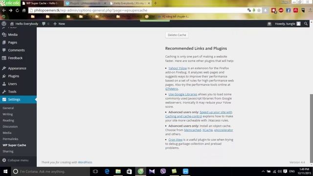 Lession 5 How to install WP Super Cache смотреть онлайн