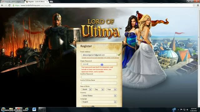 Great browser game- Lord of Ultima смотреть онлайн
