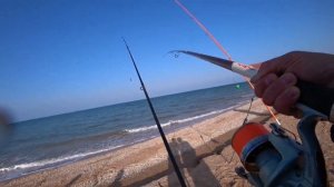 Половили пеленгаса в Азовском море. Арабатская стрелка, апрель 2022. Рыбалка в Крыму.