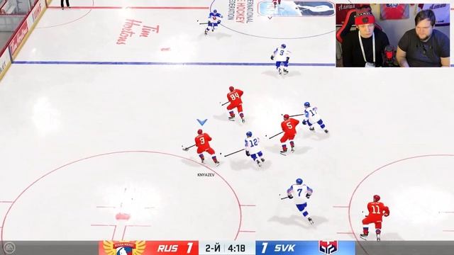 ЖЕСТКАЯ ПРОВЕРКА ОТ СЛОВАКОВ! МЧМ В NHL 22 | РОССИЯ vs СЛОВАКИЯ [Игра №3] смотреть онлайн