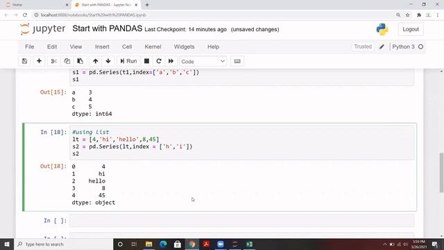 Pandas-1 | Python Programming | Pandas Series Introduction смотреть онлайн