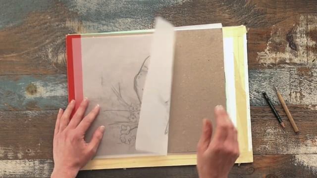 HOW TO: transfer a sketch using tracing paper смотреть онлайн