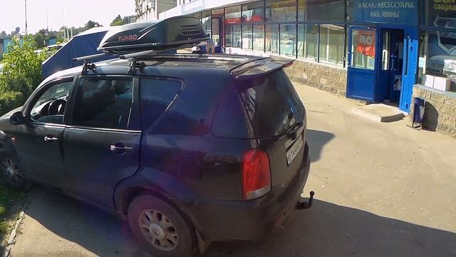 Автобокс на крышу YUAGO Lite
