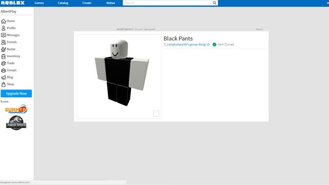 КАК СТАТЬ ДЕВУШКОЙ В ЧЁРНОМ В РОБЛОКС ??? | ROBLOX ПО РУССКИ | | Роблоксер Альберт смотреть онлайн