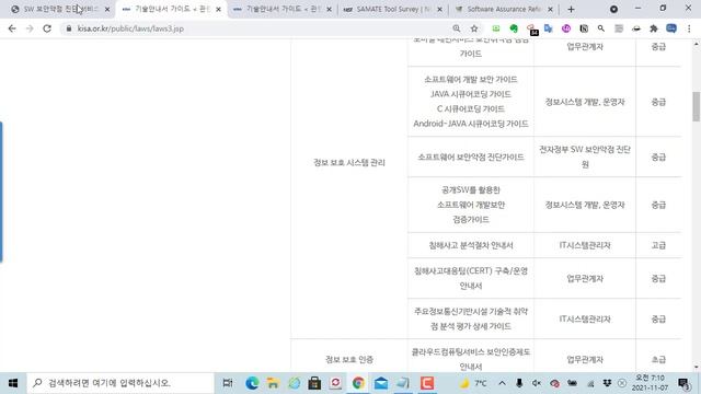 SW 보안 진단원 - 시큐어코딩 공부할 때 참고하면 좋은 자료들 смотреть онлайн