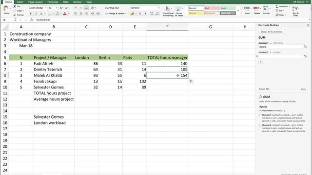 Video 1: Excel basic formulas part 1 - Addition, Average, Division смотреть онлайн