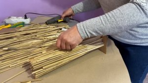 ПОТРЯСАЮЩАЯ ИДЕЯ для дома из камыша. Беру камыш и делаю ЧУДО.