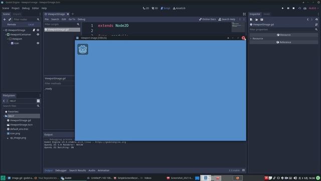 Create Images from Viewport Content in Godot смотреть онлайн