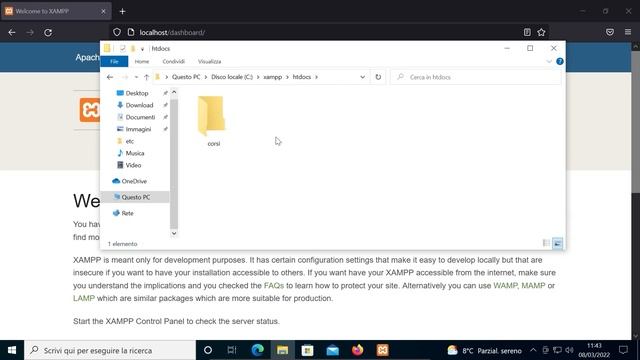 Maestro PHP 8 - Installare XAMPP e VSCode #2 смотреть онлайн