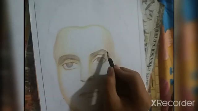 Sketch of bharat (in Ramayan serial)by..Sanskar Hire смотреть онлайн