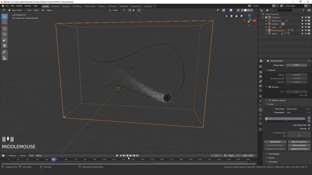 Blender Tutorial - How to Create Glowing Smoke in Eevee смотреть онлайн