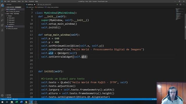 PDI - Semana 09: PyQt5 - Grid Layout - aula 01 смотреть онлайн