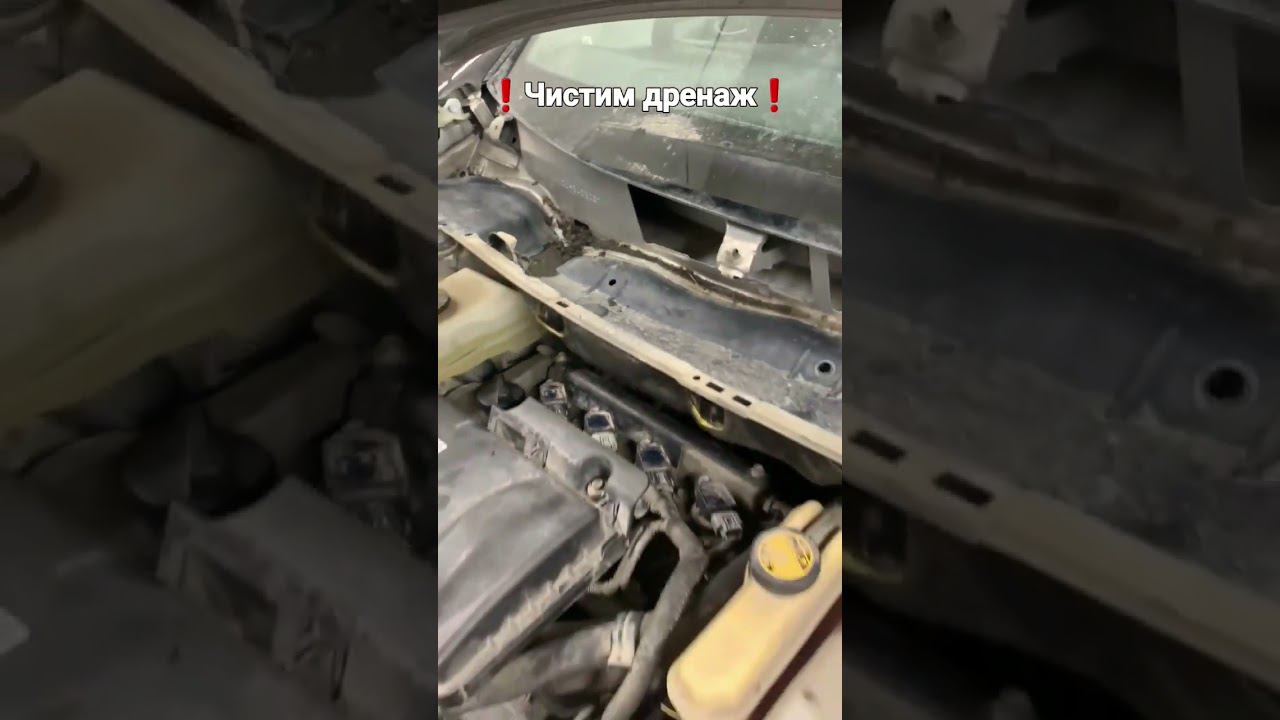 Не забываем чистить дренаж #приус #тойота #аква #ввб смотреть онлайн