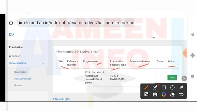 DU regular and Ncweb First Semester exam Admit Card release march 2023 | Ameeninfo смотреть онлайн
