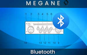 Установка и настройка Bluetooth в штатную магнитолу. Рено Меган 2