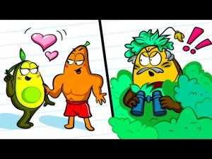 Мультфильмы!! Забавные истории семейки АВОКАДО?
#мультфильмы#для детей #комиксы