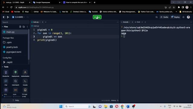 5.5-DARS. Python || Interaktiv kodlash darsi #python #pythonprogramming #onlinelearning #onlinecour смотреть онлайн