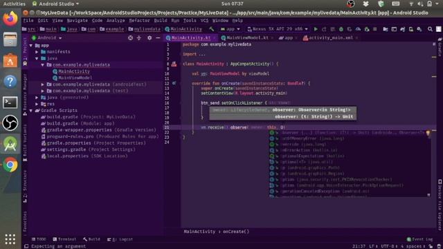 MVVM and Live Data Android смотреть онлайн