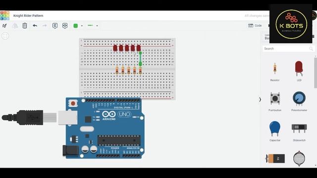 Tinkercad Arduino Projects | How To Light Up A Led And Make A Led Pattern