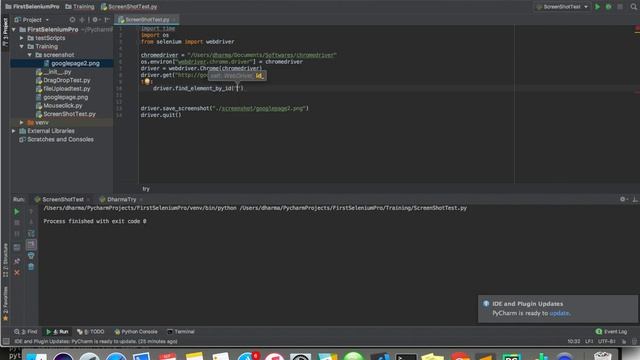 Python Selenium :Learn to take screenshot with web automation смотреть онлайн