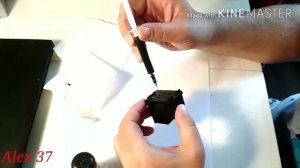 Заправляем картридж HP-123 в домашних условиях. Просто и быстро.