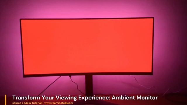 Ambient Monitor - Simple LEDs + Code to Transform Your Vewing Experience (Code and Tutorial!) смотреть онлайн