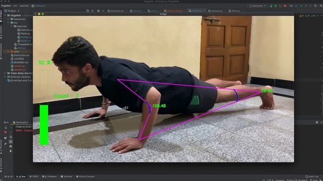 GymLytics | Pushup | Version || | Machine Learning | OpenCV | Akshay Bahadur смотреть онлайн