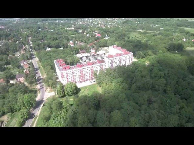 Поселок имени Александра космодемьянского, город калининград, улица Карташова, аэросъемка май 2018 смотреть онлайн