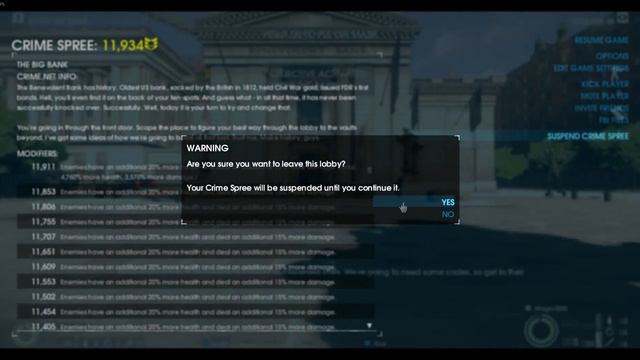 Payday 2 Crime Spree Bug: Safely leaving the lobby смотреть онлайн