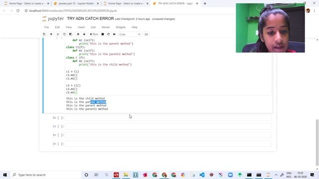 Python for data science - OOP (object oriented programing) method, try and except method tutorial смотреть онлайн