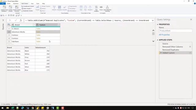How To Create Ranking in Power Query with Table.Selectrows & Table.AddIndexColumn | Power BI | Exce смотреть онлайн