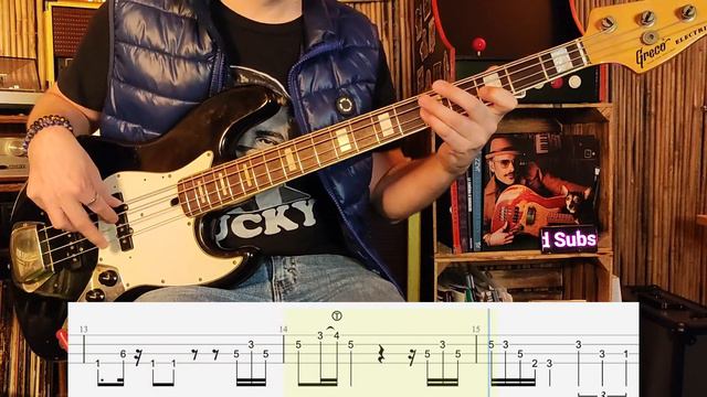 Funk Bass Lesson #1 - With Tabs and Play-along // The Meters - Look Ka Py Py смотреть онлайн