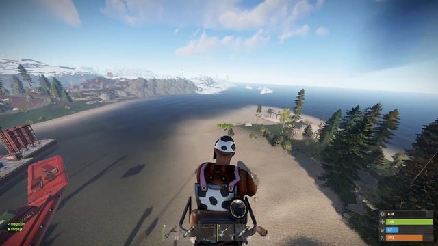 RUST - НЕРЕАЛЬНОЕ ОГРАБЛЕНИЕ КЛАНОВ С @MAGlCOW В РАСТ. Шарк / SH4RKJK