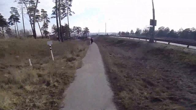 Serpukhov-Stupino 100 km circular ride 20.03.14 смотреть онлайн
