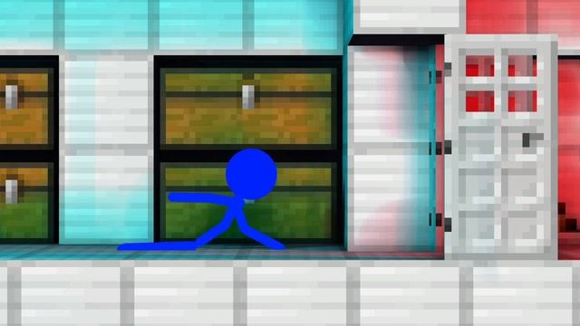 Stickman Animation Vs Minecraft ~ STICKMAN TURNES INTO MOBS Animator vs Animation Cartoon смотреть онлайн