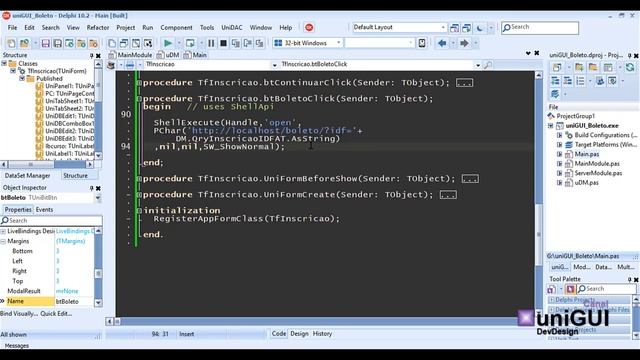 Delphi/uniGUI: Prévia do tutorial: Emissão de boleto com uniGUI - PHP/PDO/Firebird смотреть онлайн