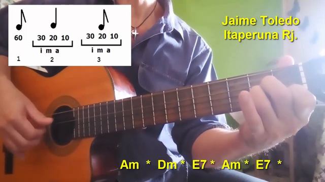 BATIDA PARA VIOLÃO [ SAMBA CANÇÃO 2 ] prof. Jaime Toledo смотреть онлайн