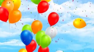 Футаж Воздушные шары